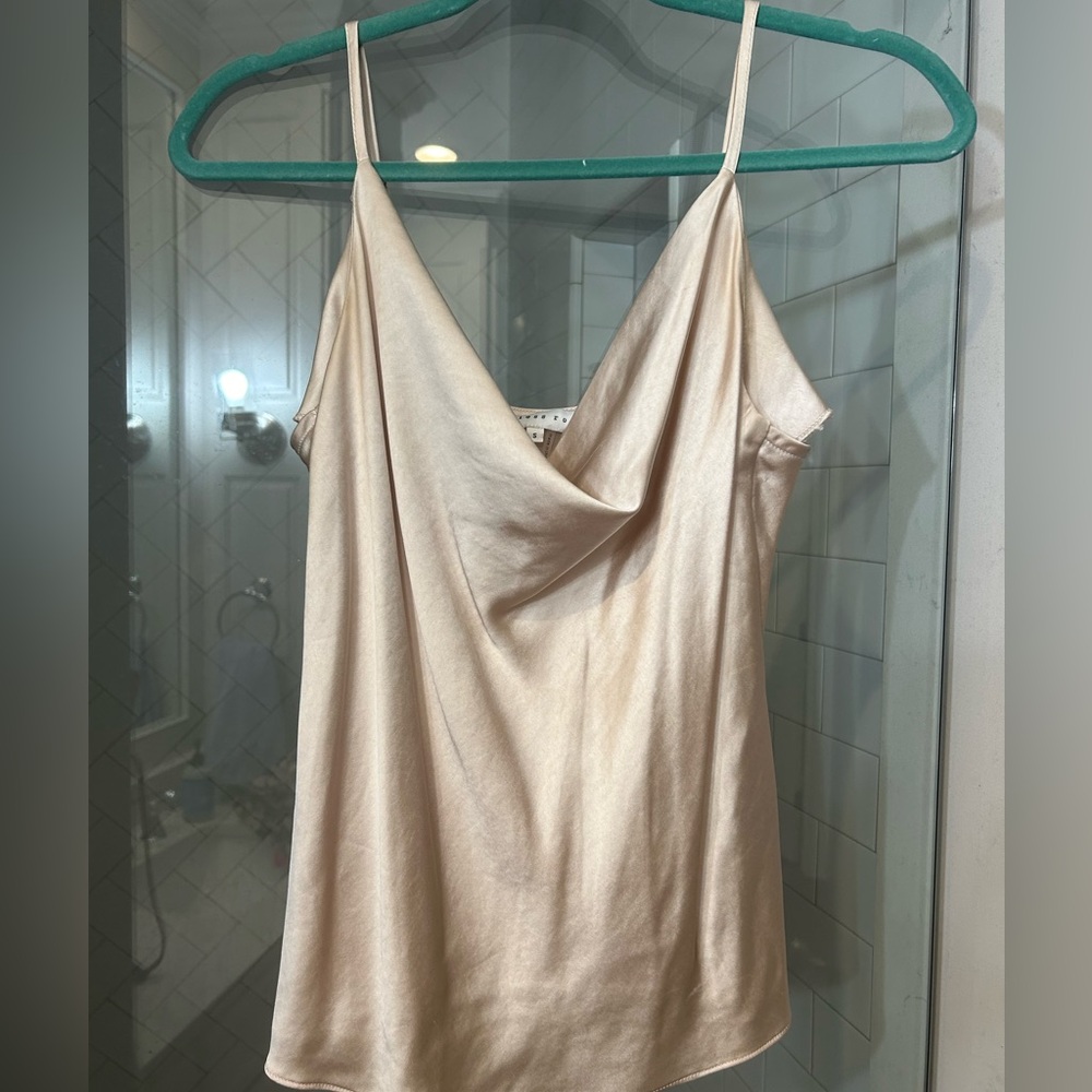 Endless rose silk cami champagne color